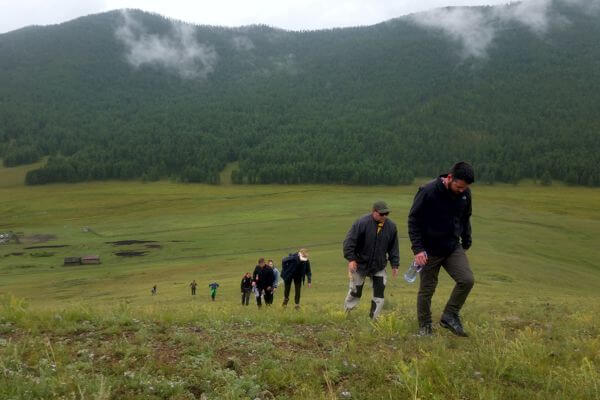 Trekking in Forest