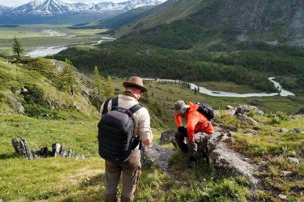 Trekking in Altai mountains